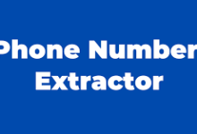 Phone Number Extractor